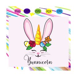 bunnicorn svg, bunny easter svg, easters svg, easters day svg, easter lover for silhouette, files for cricut, svg, dxf,