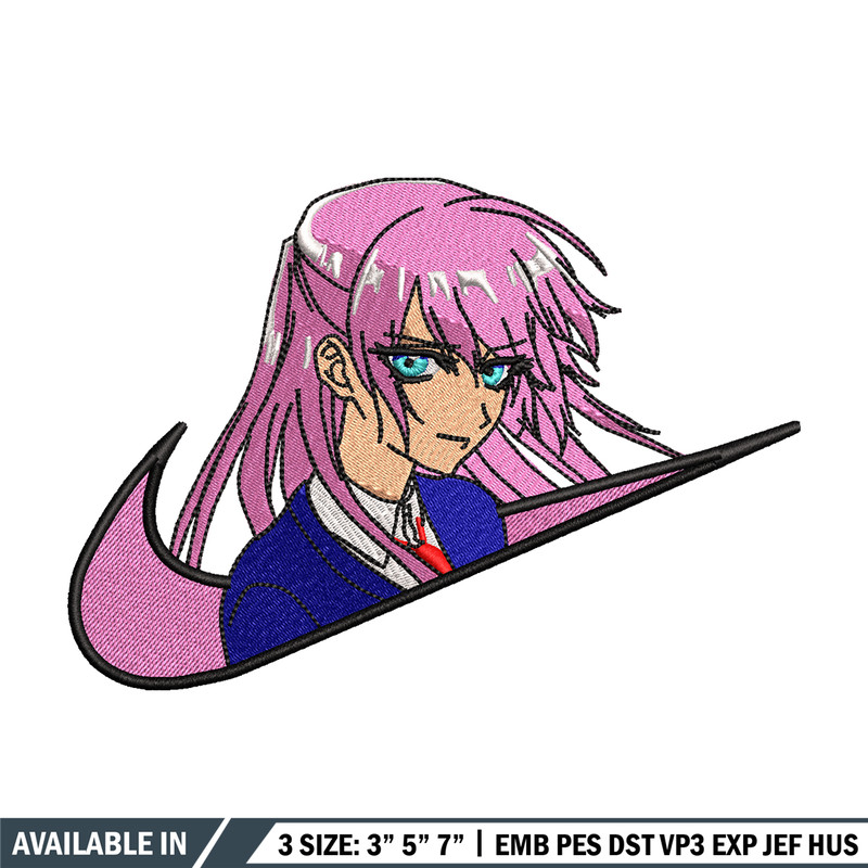 Shikimori san Nike embroidery design, Shikimori san embroidery, nike design, anime design, anime shirt, Digital download.jpg