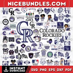 85 files colorado rockies  baseball team svg, colorado rockies svg, mlb team  svg, mlb svg, instant download
