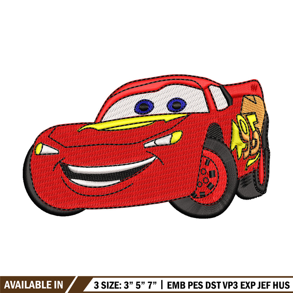 Mcqueen embroidery design, Mcqueen embroidery, Embroidery file, Embroidery shirt, Emb design,Digital download.jpg