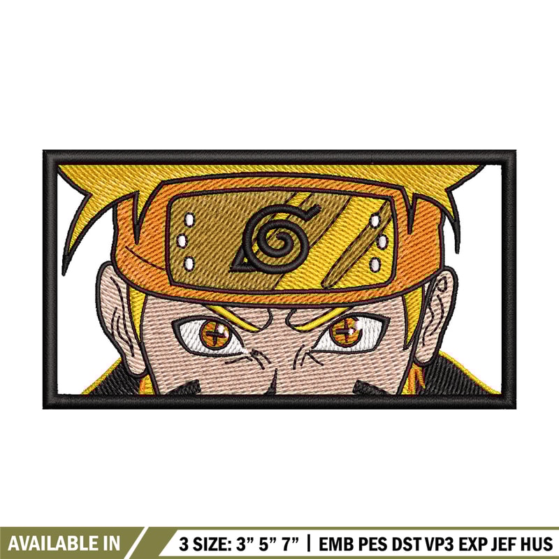 Naruto eyes embroidery design, Naruto embroidery, Anime design, Embroidery shirt, Embroidery file, Digital download.jpg