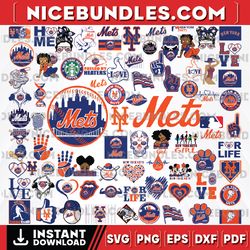 81 files new york mets team bundles svg,  new york mets svg, mlb team svg, mlb svg, instant download
