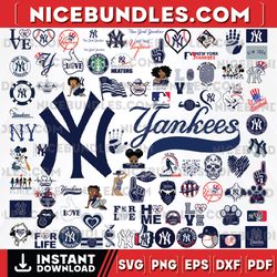 85 files new york yankees team bundles svg, new york yankees svg, mlb team svg, mlb svg, instant download