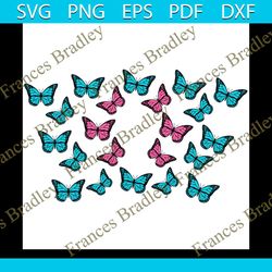 butterfly starbucks full wrap svg, trending svg, starbucks wrap svg, full wrap starbucks svg, starbucks cup svg, starbuc