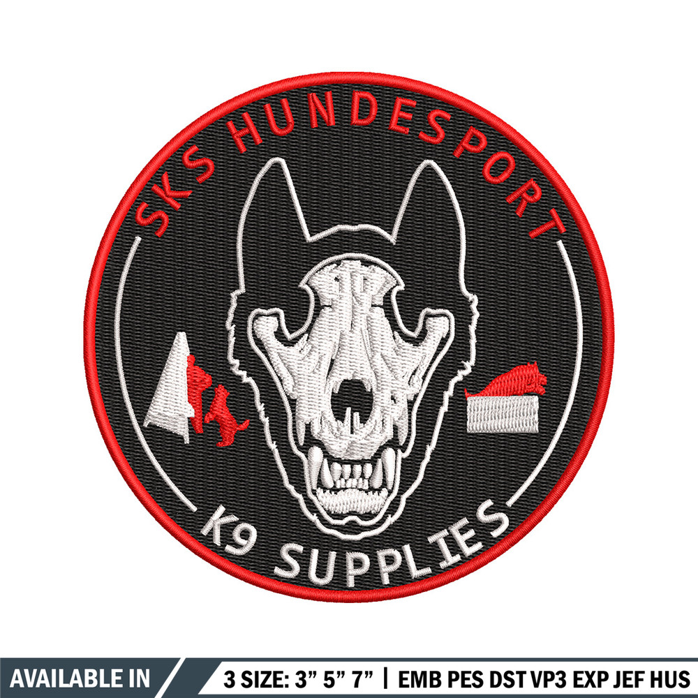 Sks hundesport embroidery design, Sks embroidery, Logo design, Embroidery shirt, Embroidery file, Digital download.jpg