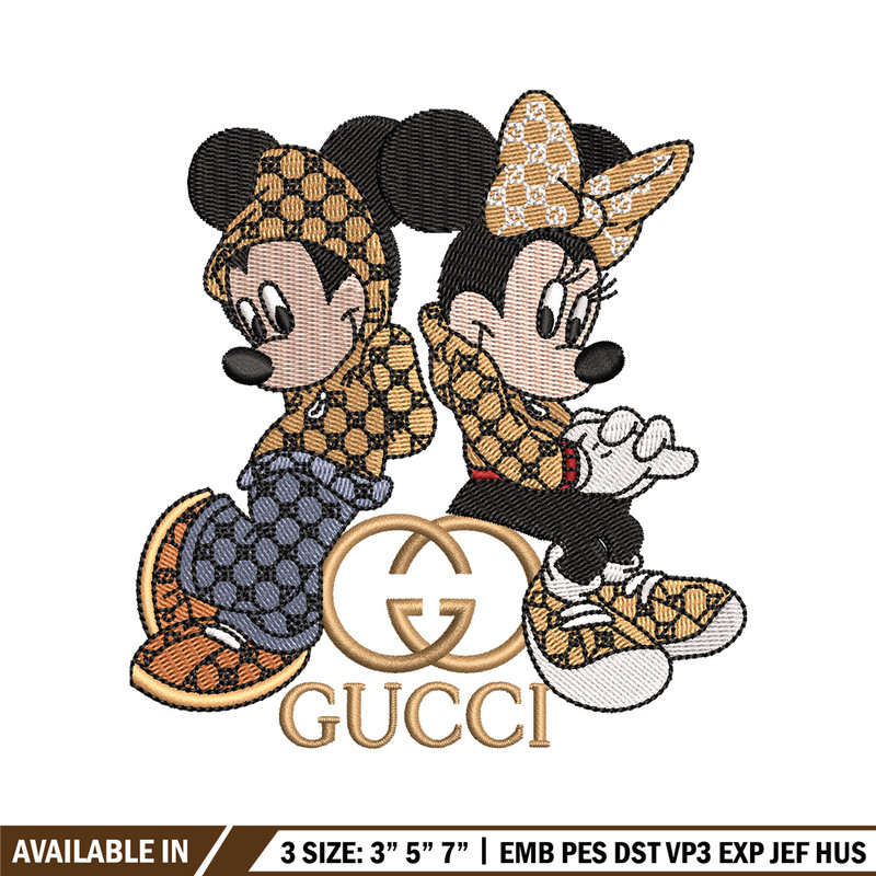 Mickey couple gucci embroidery design,Mickey embroidery, Embroidery file, Embroidery shirt, Emb design, Digital download.jpg
