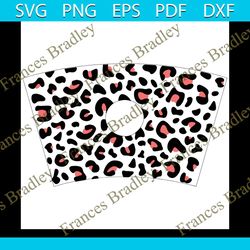 starbucks leopard full wrap svg, trending svg, leopard wrap, leopard full wrap, starbucks leopard, leopard cup, leopard