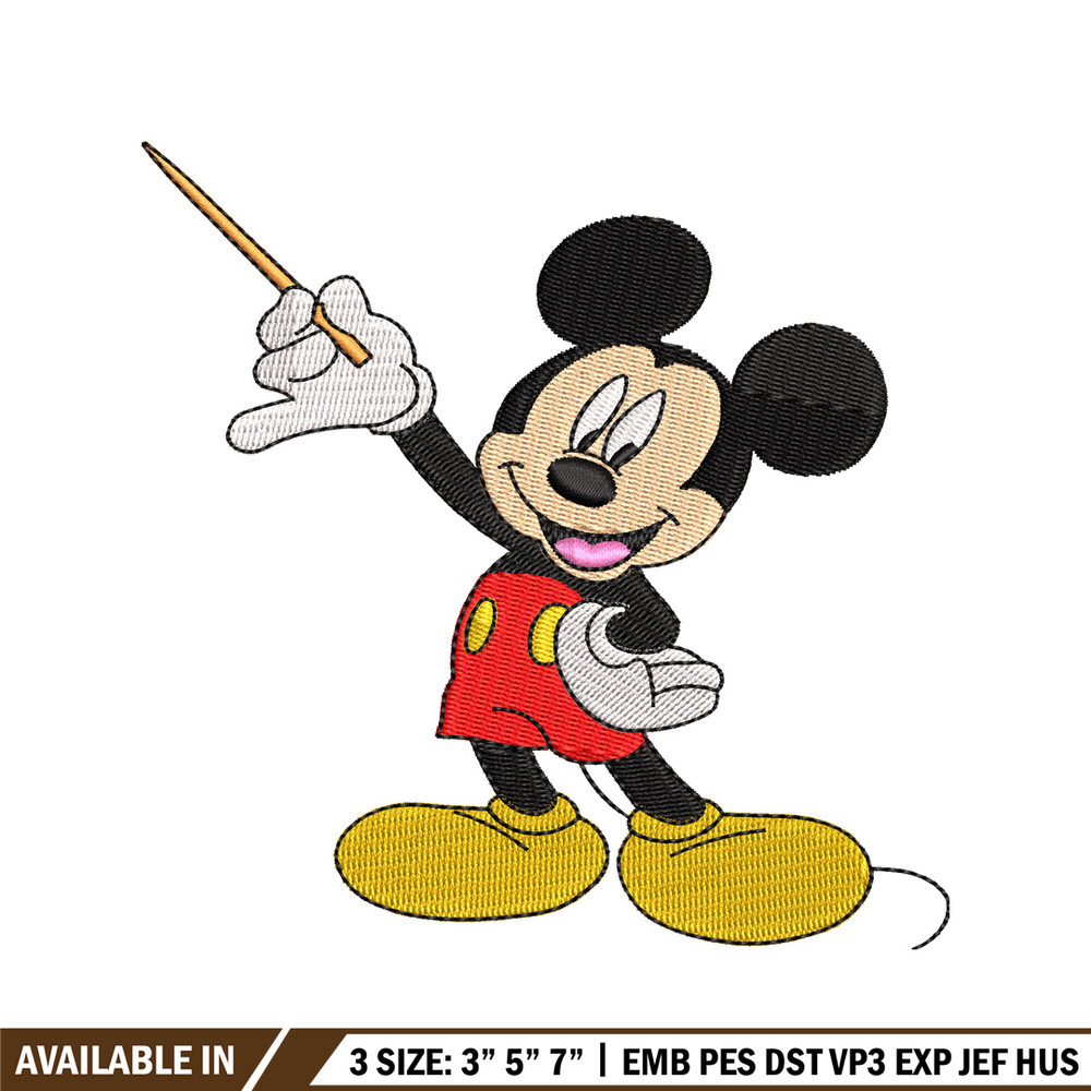 Mickey Mouse embroidery design, Mickey embroidery, logo design, Logo shirt, disney embroidery, Digital download.jpg