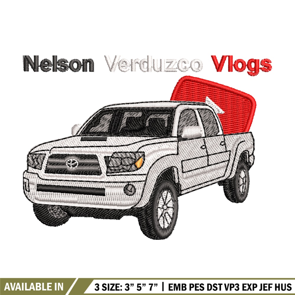 Nelson Verduzco vlogs embroidery design, logo embroidery, logo design, logo shirt, Embroidery shirt, Instant download.jpg
