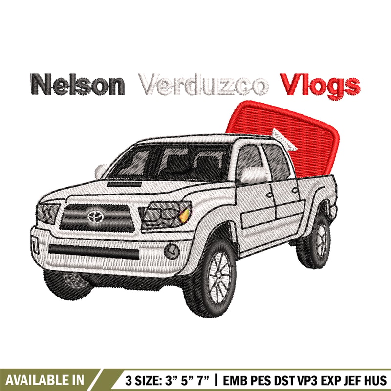 Nelson Verduzco vlogs embroidery design, logo embroidery, logo design, logo shirt, Embroidery shirt, Instant download.jpg