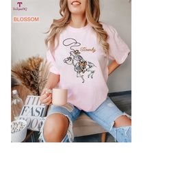 halloween skeleton hunter cowboy shirt, halloween t-shirt, skeleton zombie horse shirt, spooky howdy cowboy shirt, comfo