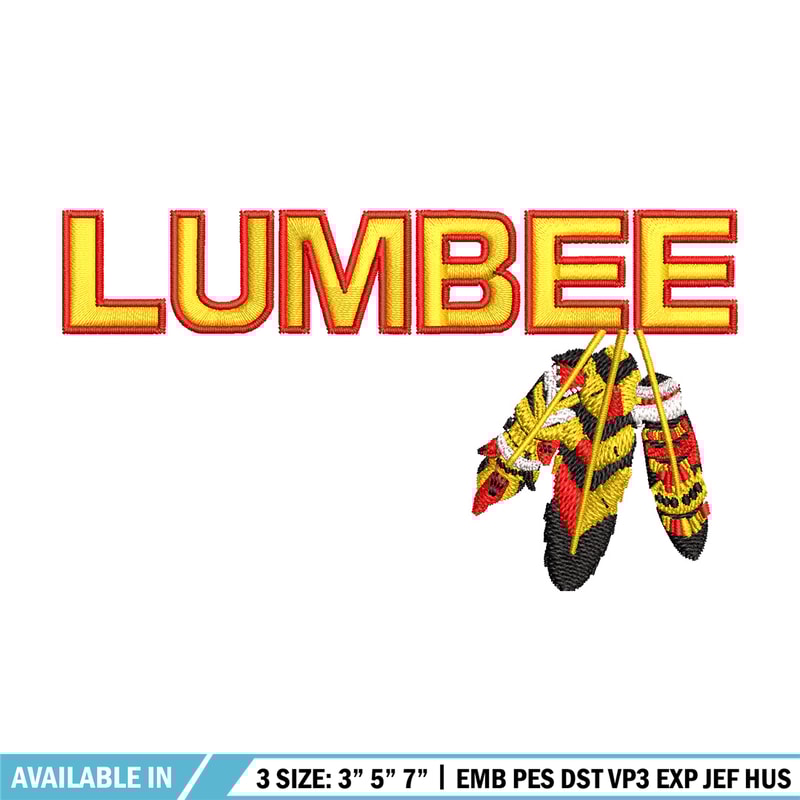 Lumbee logo embroidery design, Logo embroidery, Embroidery file, Embroidery shirt, Emb design,Digital download.jpg