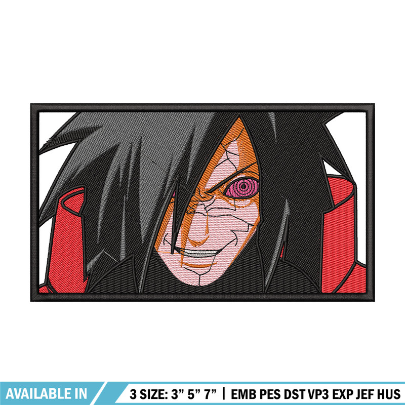Madara box embroidery design, Naruto embroidery, Anime design, Embroidery shirt, Embroidery file, Digital download.jpg