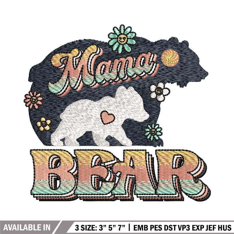Mama bear embroidery design, Halloween embroidery, Embroidery file, Embroidery shirt, Emb design, Digital download.jpg