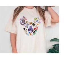 disney shirt: women's unisex t-shirt featuring mickey head disney characters, mickey shirt, spark your disney love with