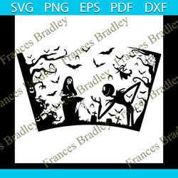 starbuks cup jack and sally svg, trending svg, jack and sally cup, starbucks jack, starbucks sally, starbucks svg, jack