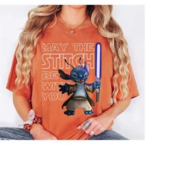 disney family stitch shirt - 'may the stitch be with you' tee, lilo and stitch star wars shirt, perfect disney shirts fo