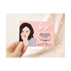 thank you card for small business, kawaii thank you cards, packaging inserts, customer cards, thank you postcards, custo