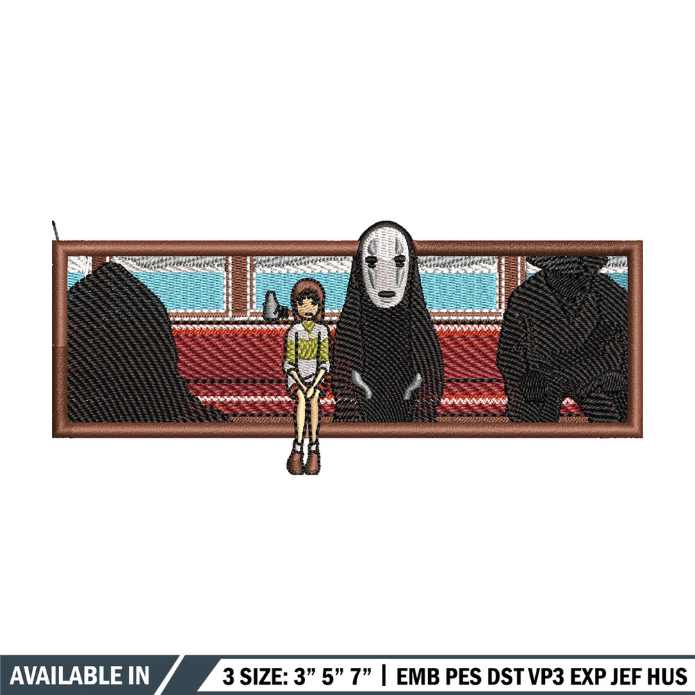 Spirited Away embroidery design, Ghibli embroidery, Embroidery shirt, Embroidery file, Anime design, Digital download.jpg