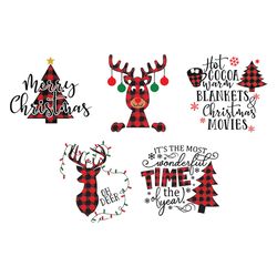 christmas bundle svg, winter svg, merry christmas svg, holidays svg, santa svg file cut digital download