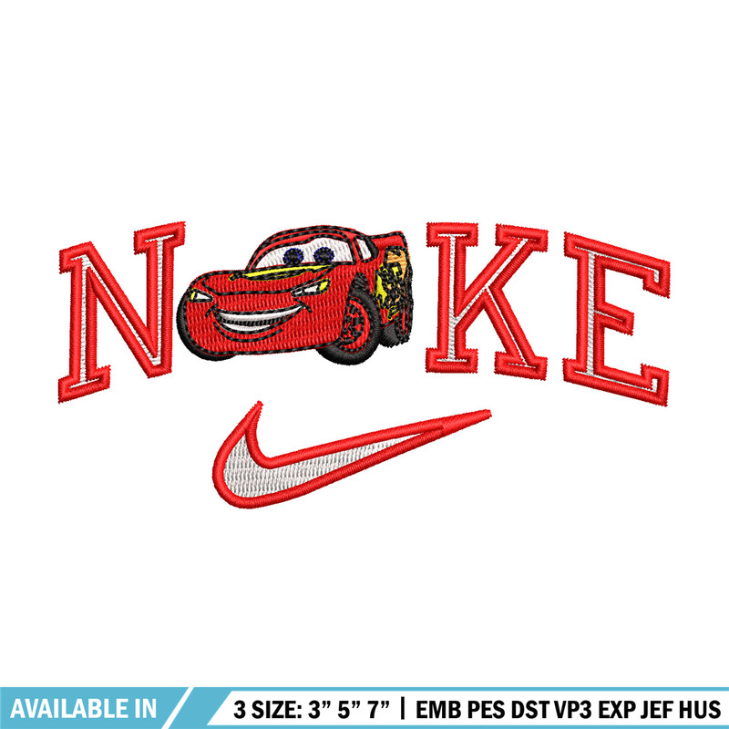 Mcqueen nike embroidery design, Mcqueen embroidery, Embroidery file, Embroidery shirt, Nike design,Digital download.jpg