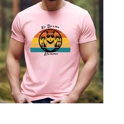 vintage camping shirt,funny llama quotes shirt,adventure lover gift,only you can prevent drama llama shirt,amazing retro