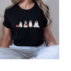 halloween sweatshirt,halloween sweater,ghost sweatshirt,halloween dog sweatshirt,ghost dog shirt,2022 happy halloween,re