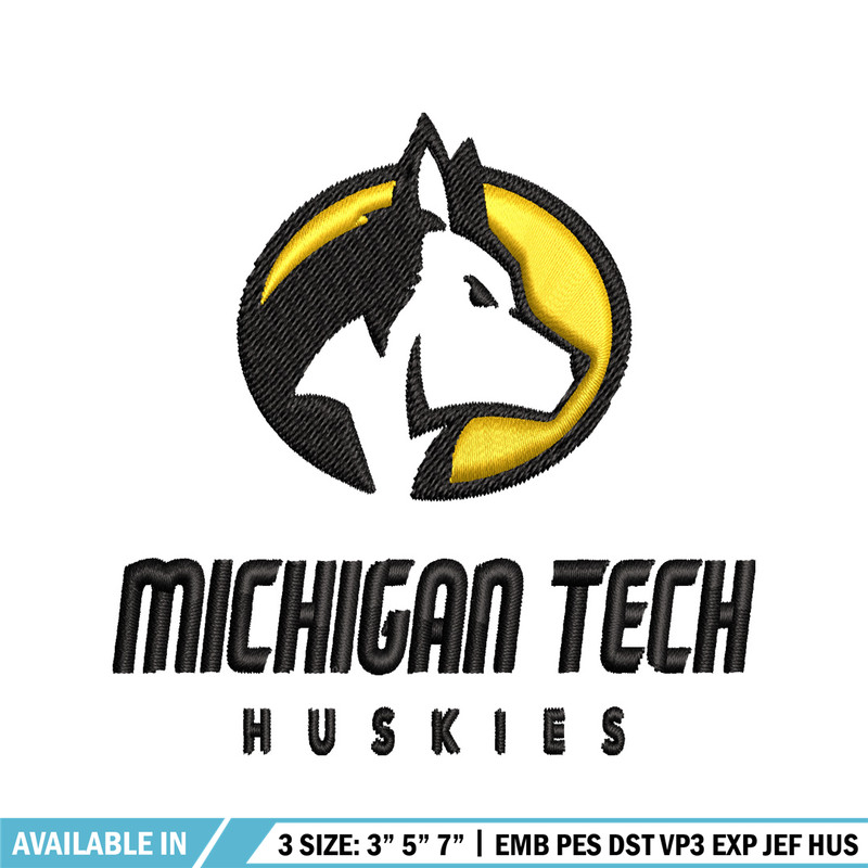 Michigan Tech Huskies embroidery design, Michigan Tech Huskies embroidery, logo Sport, Sport embroidery, NCAA embroidery.jpg