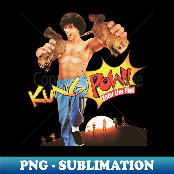Kung Pow Original Aesthetic Tribute - PNG Sublimation Digita - Inspire ...