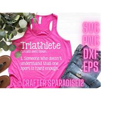 triathlete quote | definition svg | funny saying svg | definition cut file | funny sign svg | wood sign svg | funny sign