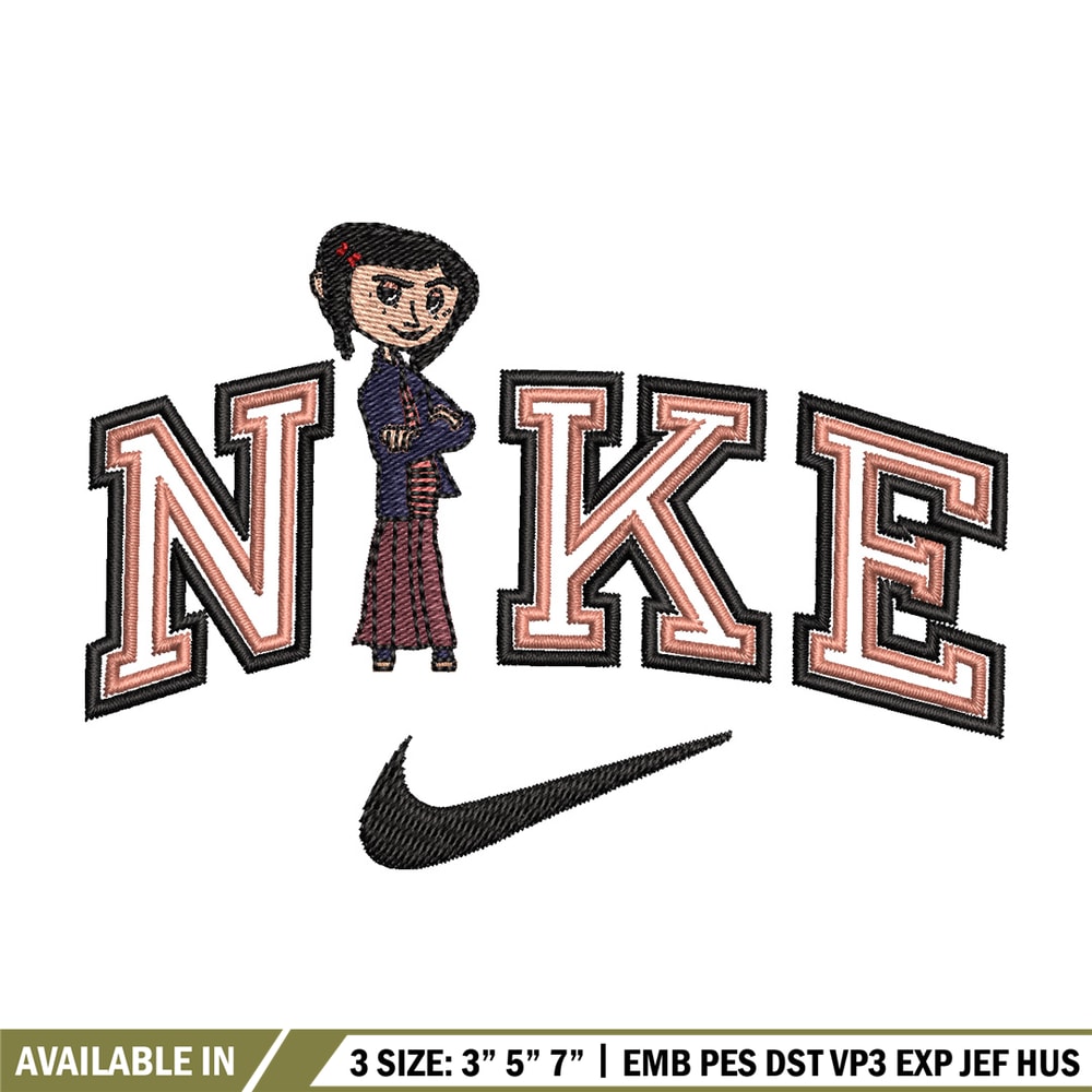 Nike china girl embroidery design, Girl embroidery, Nike design, Embroidery shirt, Embroidery file,Digital download.jpg
