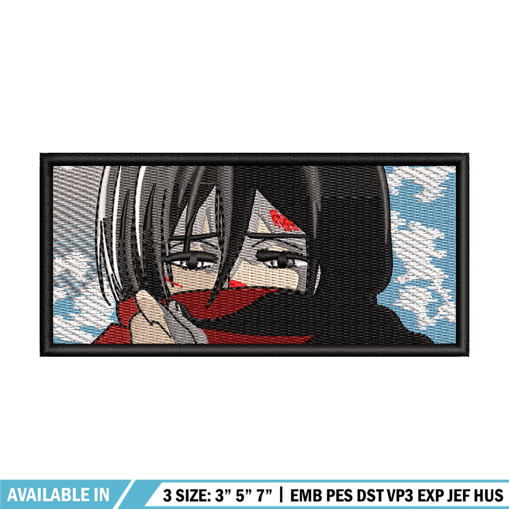 Mikasa eyes embroidery design, Aot embroidery, Anime design, Embroidery shirt, Embroidery file, Digital download.jpg