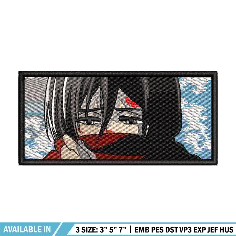 Mikasa eyes embroidery design, Aot embroidery, Anime design, Embroidery shirt, Embroidery file, Digital download.jpg