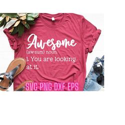 awesome quote | definition svg | funny saying svg | definition cut file | funny sign svg | wood sign svg | funny signs |