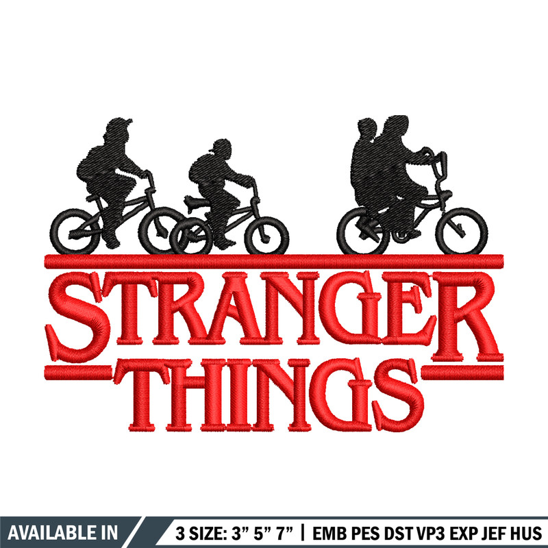 Stranger Things logo embroidery design, logo embroidery, logo design, logo shirt, Embroidery shirt, Instant download.jpg
