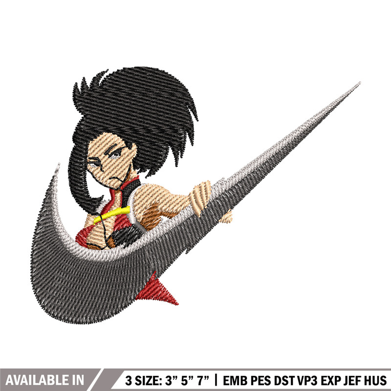 Momo swoosh embroidery design, My hero academia embroidery, Nike design, anime design, anime shirt, Digital download.jpg