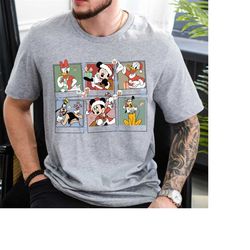vintage mickey and friend christmas shirt,disney ears christmas shirt,disney christmas shirt,disney trip shirt,disney fa
