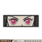 Nezuko eyes embroidery design, Neuzko embroidery, Anime design, Embroidery shirt, Embroidery file, Digital download.jpg