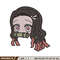 Nezuko head embroidery design, Nezuko embroidery, Embroidery shirt, Embroidery file, Anime design, Digital download.jpg