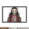 Nezuko rectangle embroidery design, Neuzko embroidery, Anime design, Embroidery shirt, Embroidery file, Digital download.jpg