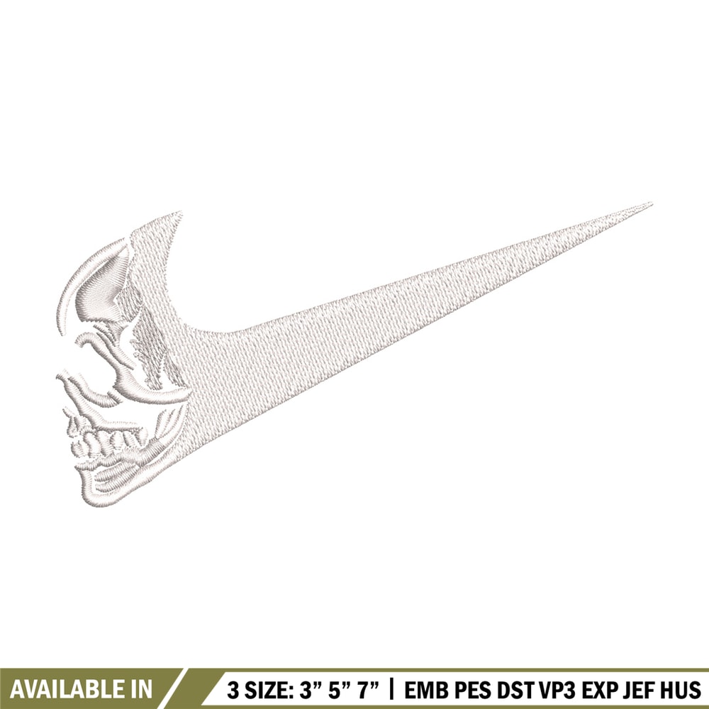 Nike horror embroidery design, Horror embroidery, Nike design, Embroidery shirt, Embroidery file, Digital download.jpg