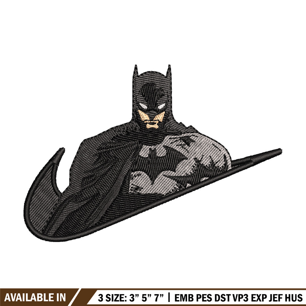 Nike batman embroidery design, Batman embroidery, Nike design, Embroidery shirt, Embroidery file, Digital download.jpg