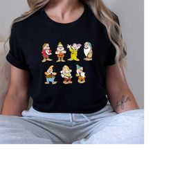 seven dwarfs family tees: perfect disney group shirts, celebrating snow white & iconic dwarfs for the whole family