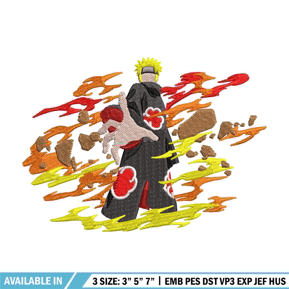 Naruto fire embroidery design, Naruto embroidery, embroidery file, anime design, anime shirt, Digital download.jpg