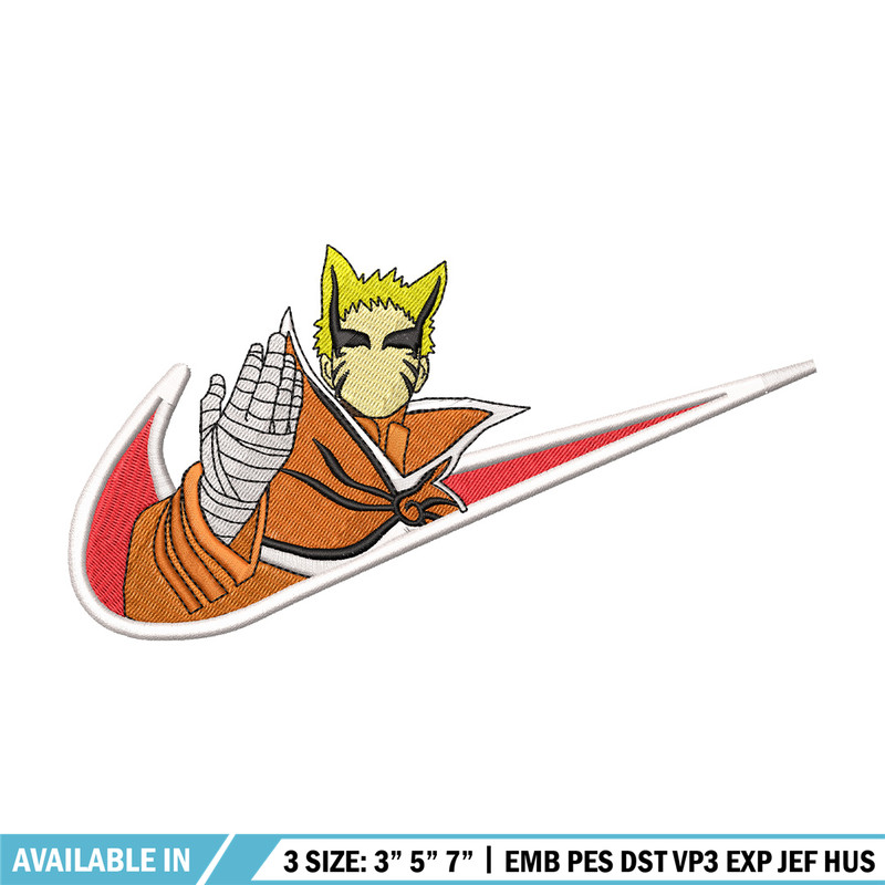 Naruto nike embroidery design, Naruto embroidery, Nike design, Embroidery shirt, Embroidery file, Digital download.jpg