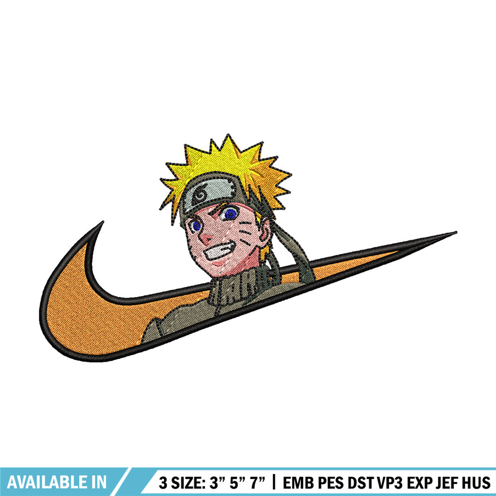 Naruto smile Nike Nike embroidery design, Naruto embroidery, Nike design, anime design, anime shirt, Digital download.jpg
