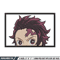 Tanjiro face embroidery design, Tanjiro embroidery, Anime design, Embroidery shirt, Embroidery file,Digital download.jpg