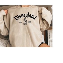 classic disneyland, est 1955 vintage mickey shirt, retro epcot tee - disney family vacation, unforgettable disney trip s