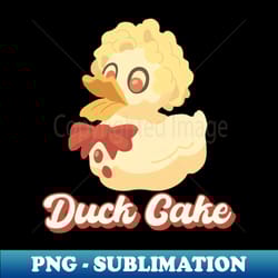 duck cake - modern sublimation png file - create with confidence