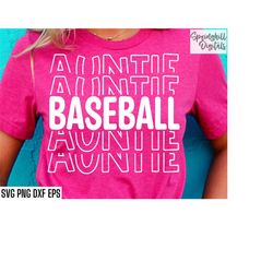 baseball auntie svg | baseball t-shirt cut files | baseball aunt | high school baseball | travel baseball svgs | basebal